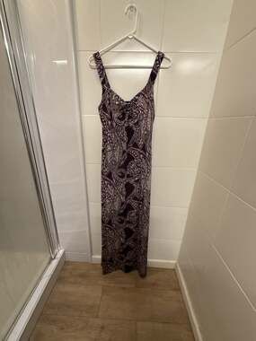 INC International Concepts Paisley Print Sleeveless Maxi Dress